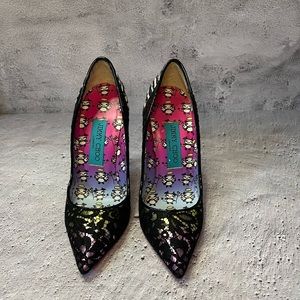 Jimmy Choo Rob Pruitt Anouk Lace Heels (5)